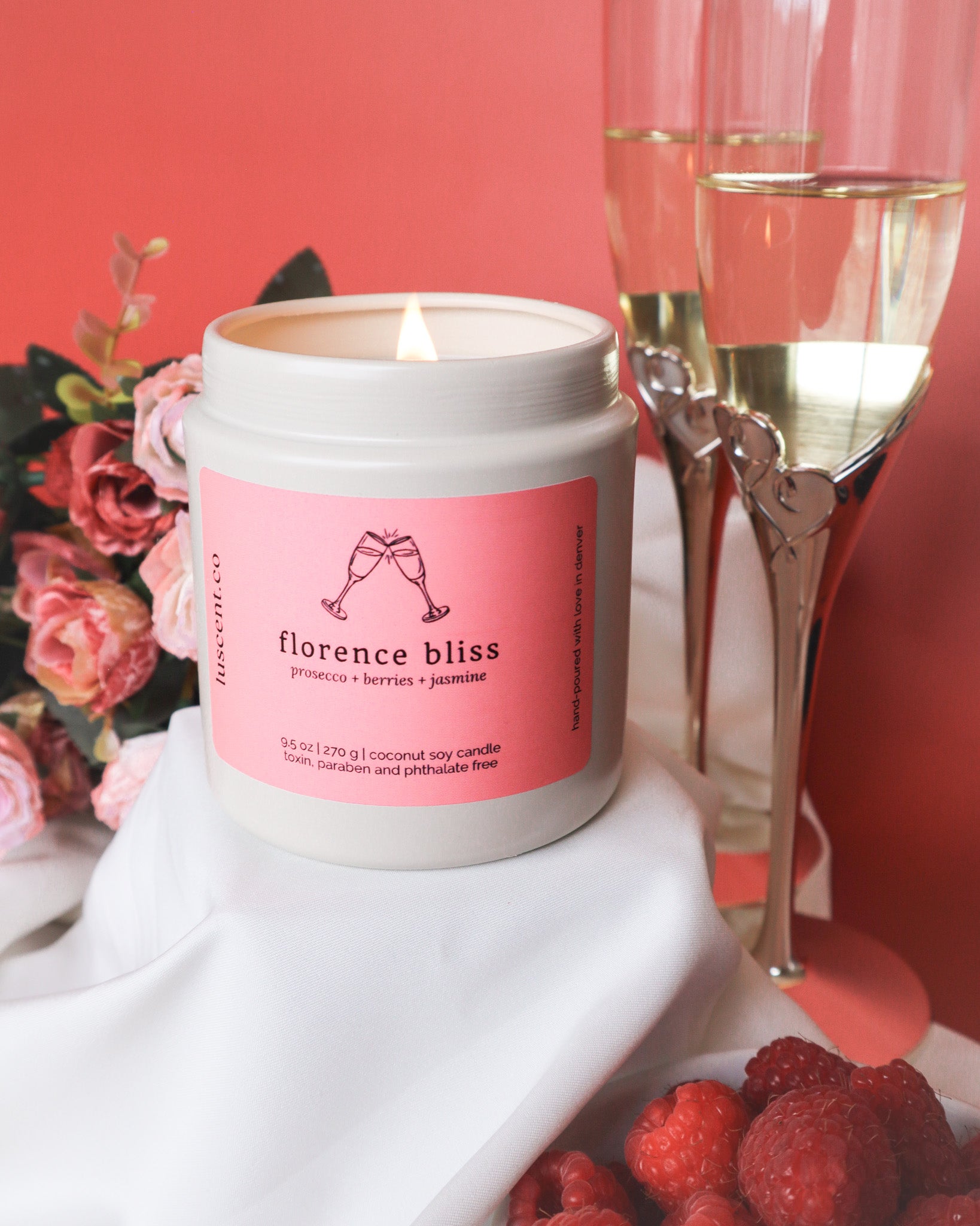 florence bliss | prosecco + berries + jasmine
