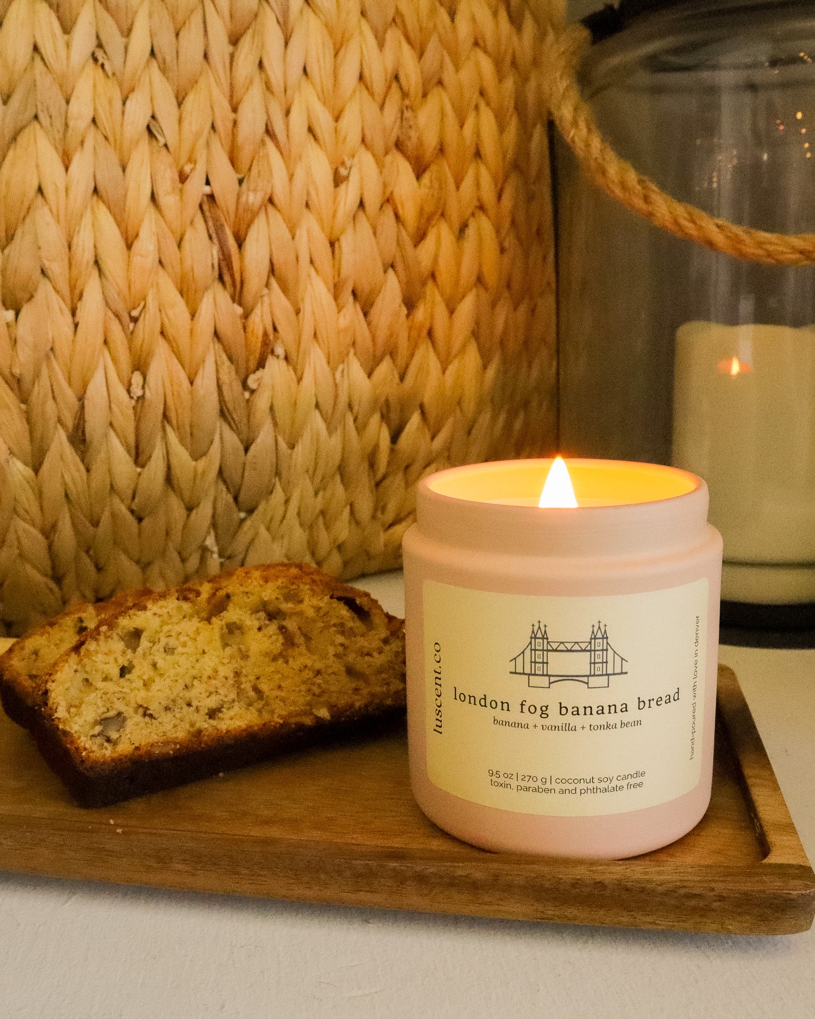 london fog banana bread | banana + vanilla + tonka bean