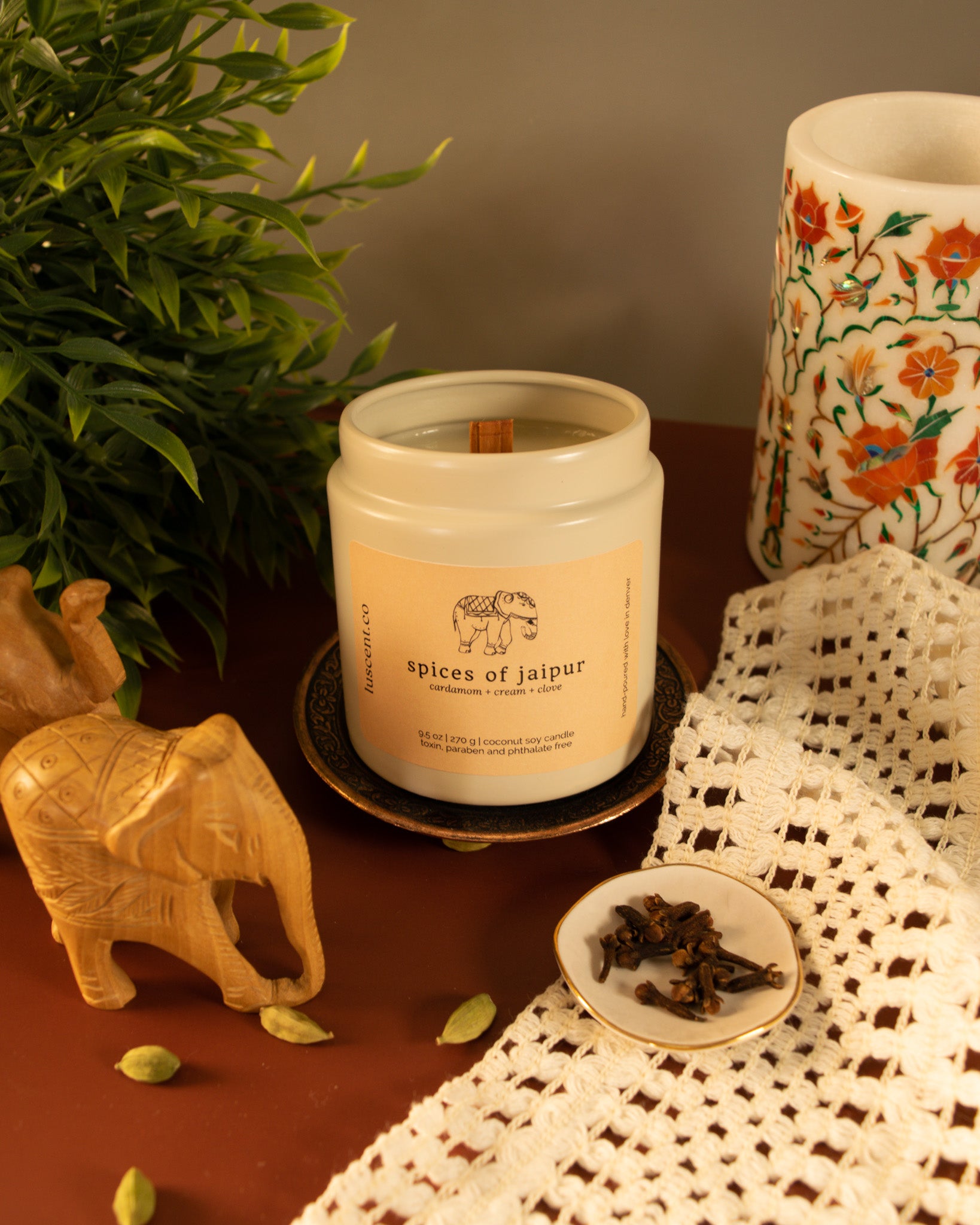 spices of jaipur | cardamom + cream + clove