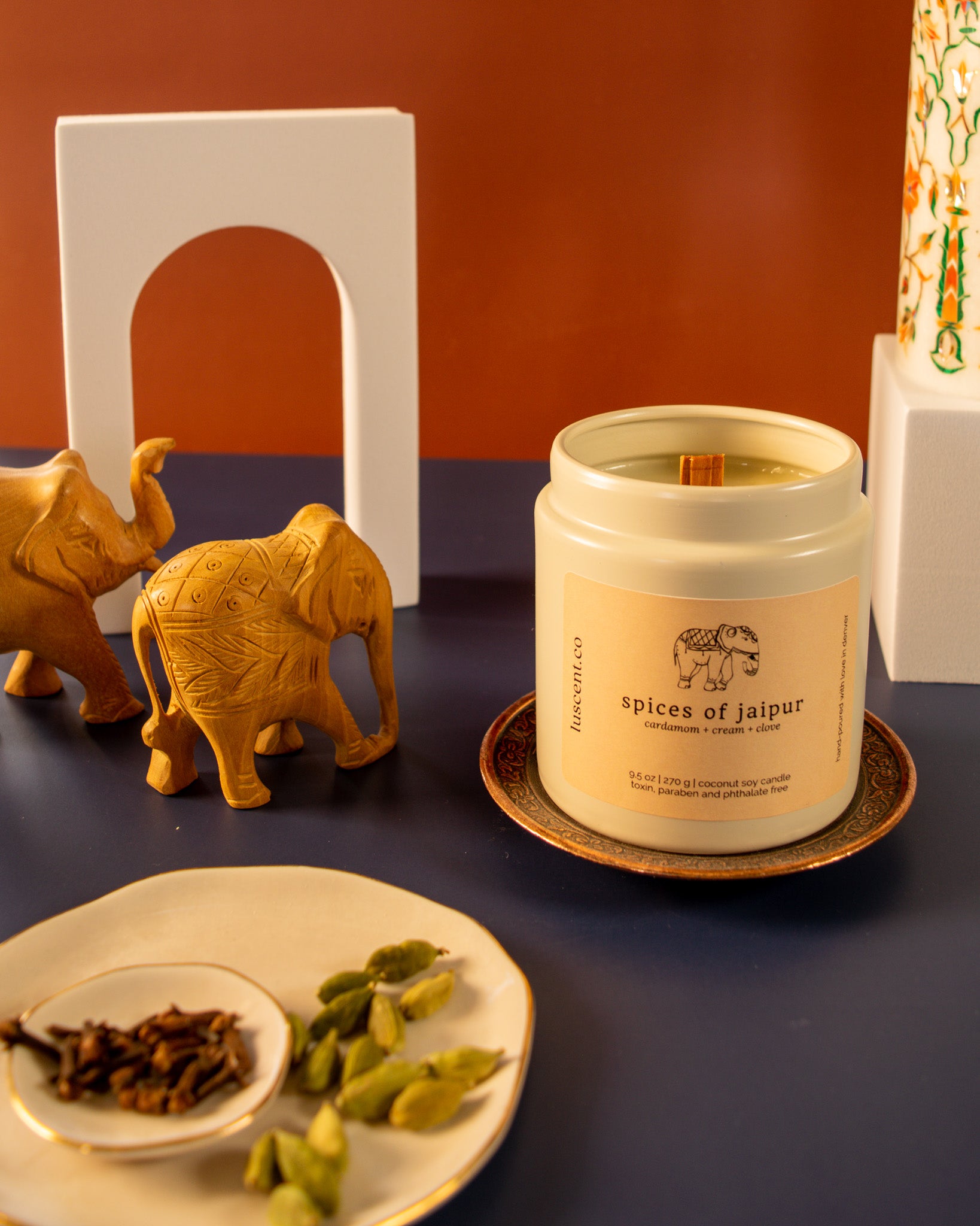 spices of jaipur | cardamom + cream + clove