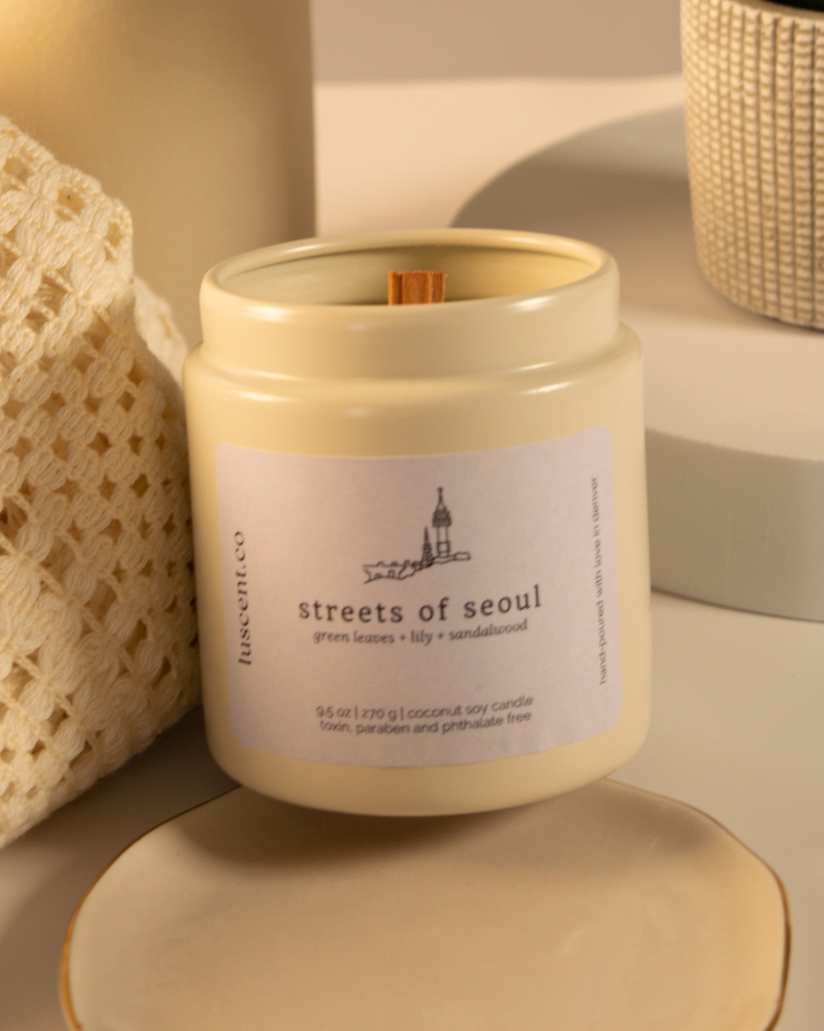 streets of seoul | green leaves + lily + sandalwood