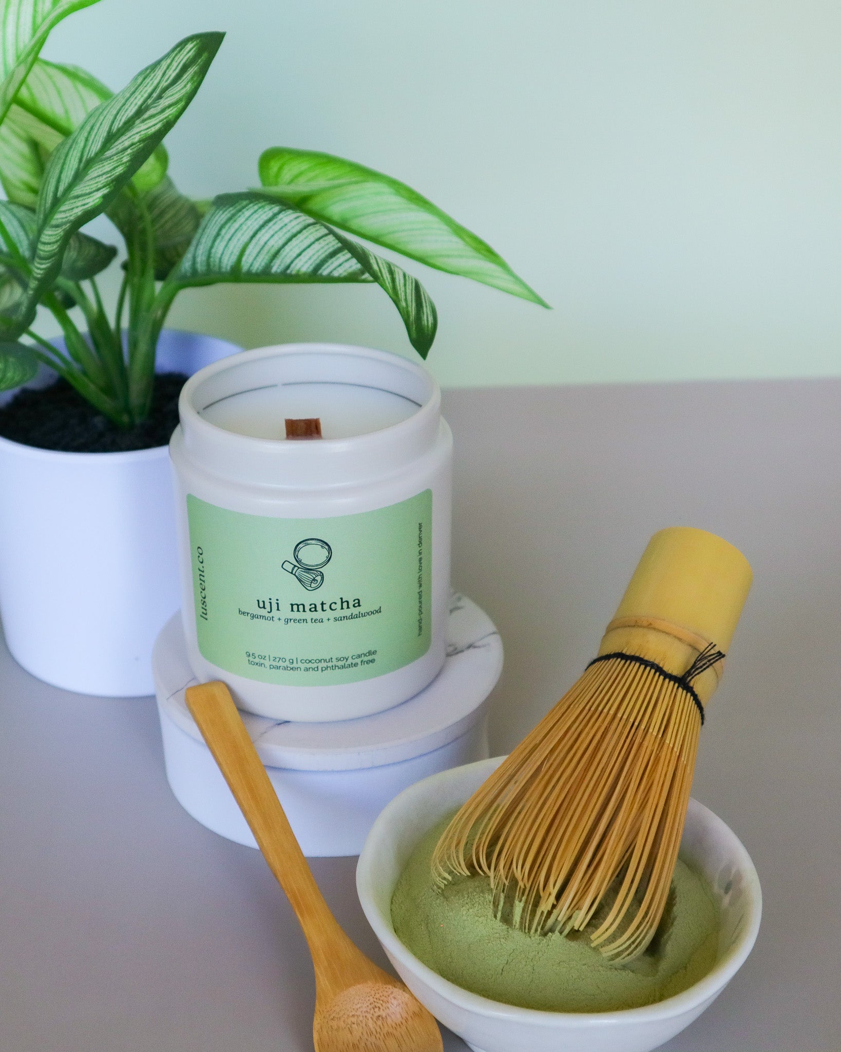 uji matcha | bergamot + green tea + sandalwood